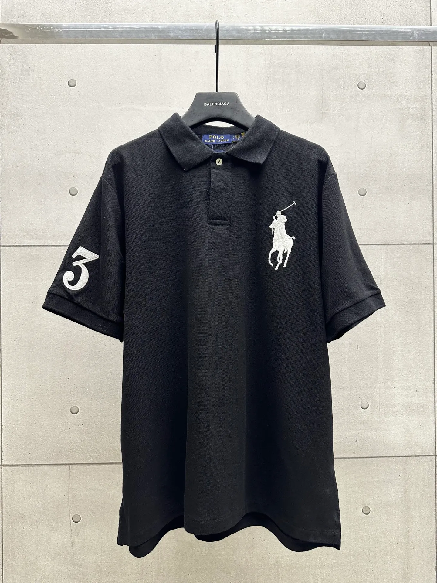 P160 #009 Ralph lauren Ralph Lauren series uses 280G high-end fabrics, Behringer 1000-needle embroidery restores ZP, complete three-label accessories, color: black, size: S M L XL